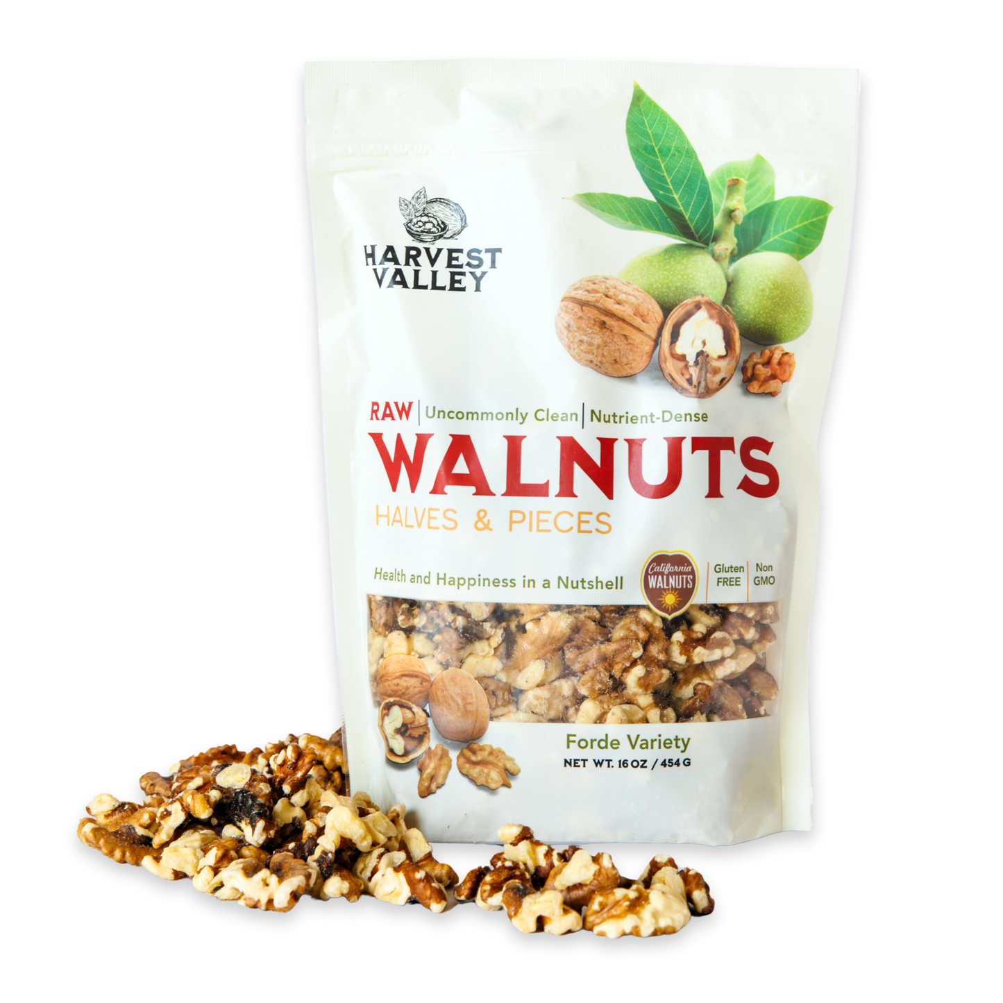 Raw Forde Walnuts - 1 lb