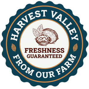 Harvest Valley freshness guaranteed seal
